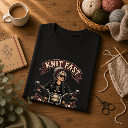 Knit Fast, Die Warm – Rebel Knitter Sweater | Funny gift for Knitters