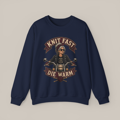Knit Fast, Die Warm – Rebel Knitter Sweater | Funny gift for Knitters
