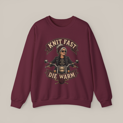 Knit Fast, Die Warm – Rebel Knitter Sweater | Funny gift for Knitters