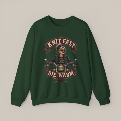 Knit Fast, Die Warm – Rebel Knitter Sweater | Funny gift for Knitters