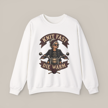 Knit Fast, Die Warm – Rebel Knitter Sweater | Funny gift for Knitters