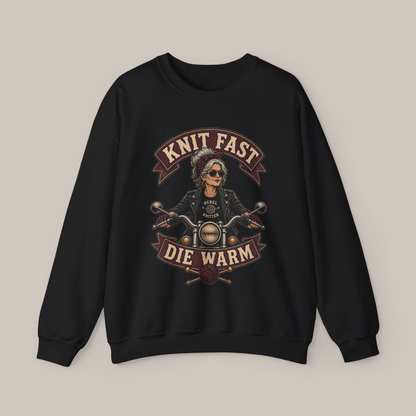 Knit Fast, Die Warm – Rebel Knitter Sweater | Funny gift for Knitters