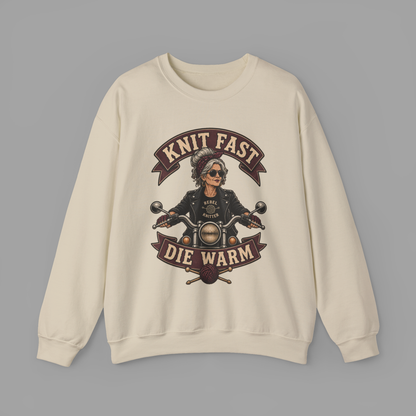 Knit Fast, Die Warm – Rebel Knitter Sweater | Funny gift for Knitters